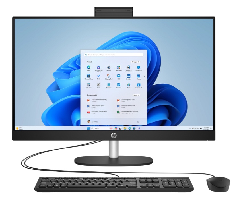 Ordinateur de Bureau All-in-One HP AI 24-cr2015nk (BW4F5EA)