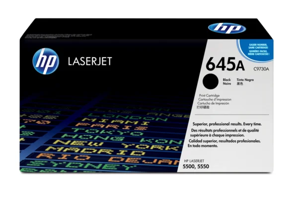 HP 645A toner LaserJet noir authentique