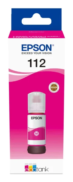 Bouteille d’encre Epson EcoTank 112 – Magenta (C13T06C34A)