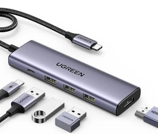 Adaptateur HUB USB-C Ugreen 5 en 1 (15596)