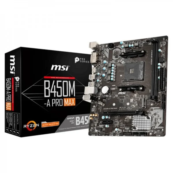 Carte mère micro – MSI B450M-A PRO MAX (MSIB450M)