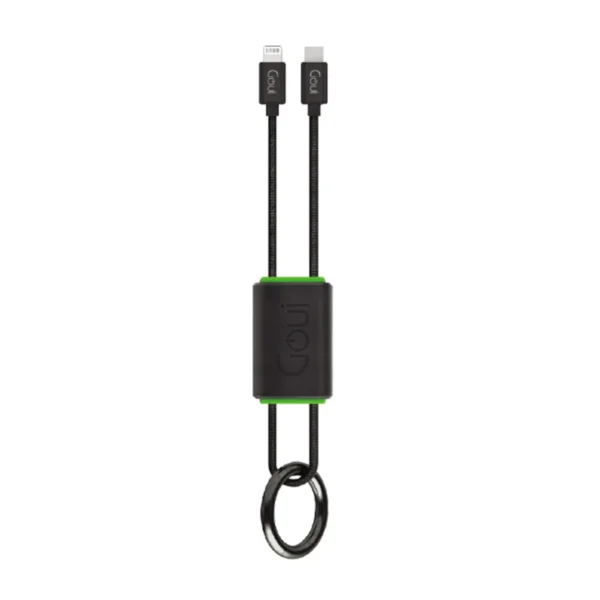 Câble iPhone Porte-Clés – Goui Lock Lightning vers Type C (27 cm) (G-NT15-8PIN-KC-K)