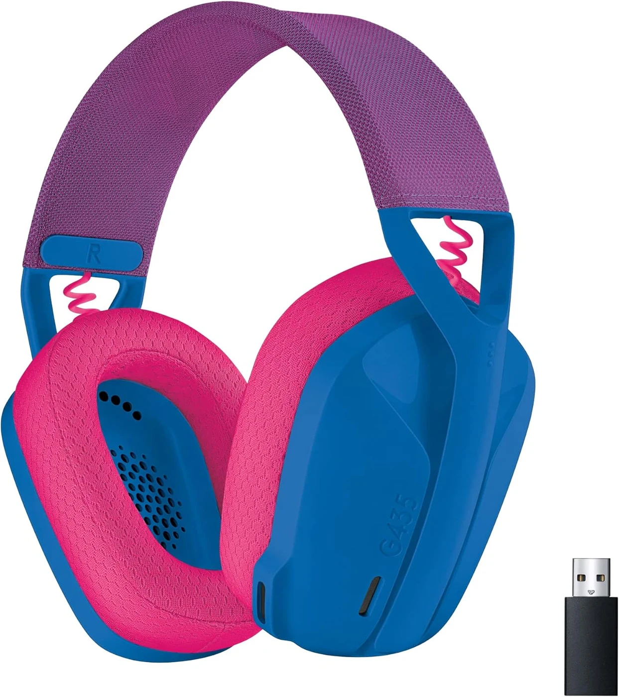 Casque gaming Bluetooth Ultra-Light Logitech G435 bleu (981-001062) Casque gaming Bluetooth Ultra-Light Logitech G435 bleu (981-001062)