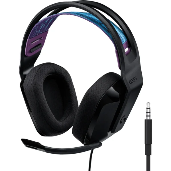 Logitech G335 – Casque Avec Fil Gamer Noir (981-000978)